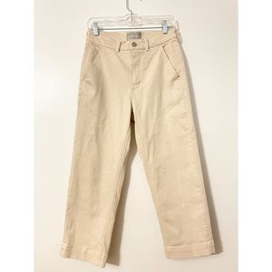 Everlane Slim-Leg Crop in Sandstone (short)